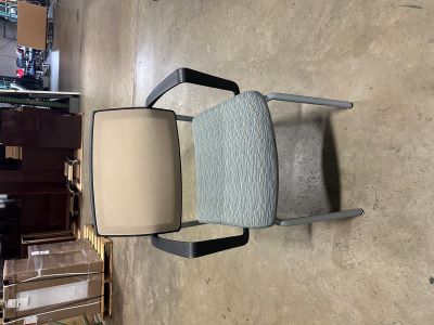 Tan Mesh Back Side Chair 